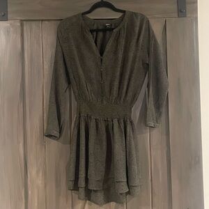 Rails Zana Long Sleeve Mini Popover Dress-Medium